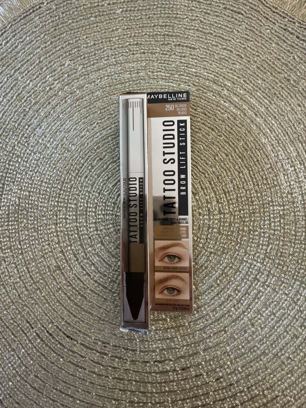 Maybelline Tattoo Studio Brow Lift Stick 250 Blonde